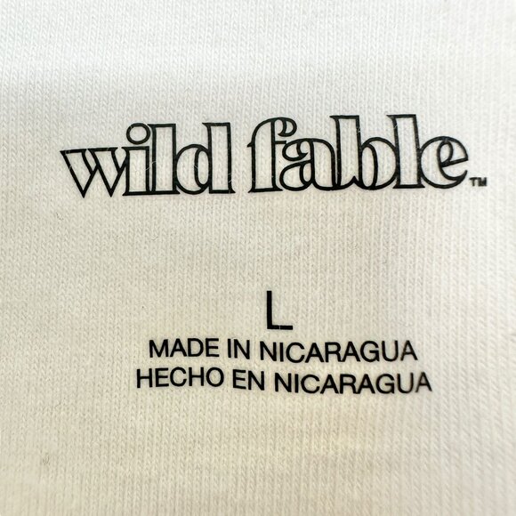 Wild Fable Strapless Tube Top Womens L White Cotton Blend Stretchy - Picture 3 of 7